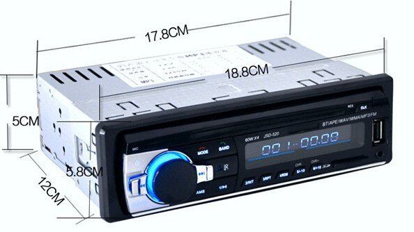 Bluetooth Car Stereo FM Radio MP3 Player USB SD In-Dash Aux Bluetooth Car Stereo FM Radio MP3 Player USB SD In-Dash Aux
