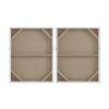 Golden Glimmer Heavily Embellished 2-piece Canvas Wall Art Set
