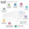 2-in-1 Cool/Warm Reversible Waterproof and Stain Release Mattress Pad