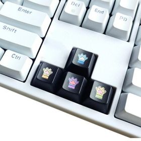 Thickened Direction Keycaps Personalized Custom Keyboard (Option: Cat paw)