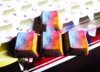 Thickened Direction Keycaps Personalized Custom Keyboard (Option: Van gogh arrow keys OEM)