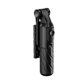 Universal Compatible With Mini Selfie Stick Bluetooth Tripod (Color: Black)