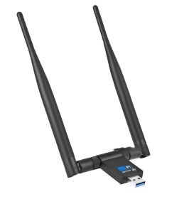Dual-band Wireless Network Card Receiver Adapter Transmitter (Option: Without base)