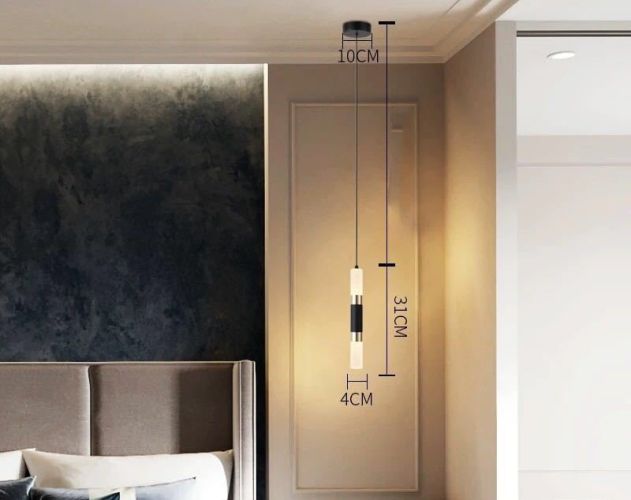 Nordic Button Glass Ball Bubble Living Room Chandelier Henan 3 Guest Dining Room Square Lamp