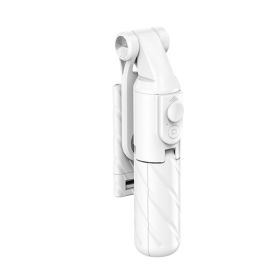 Universal Compatible With Mini Selfie Stick Bluetooth Tripod (Color: White)