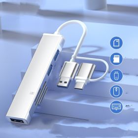 Tablet PC Docking Station Notebook Card Reader U Disk Converter Usb Interface Adapter (Option: 9 Style)
