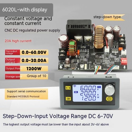 High-power Adjustable Step-down DC 60V20A WIFI Remote APP Communication Switching Power Supply