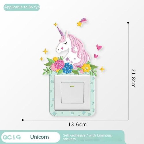 Household Light Switch Decorative Three-dimensional Stickers