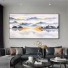 Handmade Oil Painting Abstract Mountain Lake Oil Painting Hand Painted On Canvas Nature Landscape Painting Modern Art Work Home Decor Large Wall Art