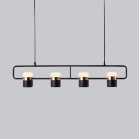 Simple Long Strip Minimalist Restaurant Household (Option: Rose Gold-4heads)